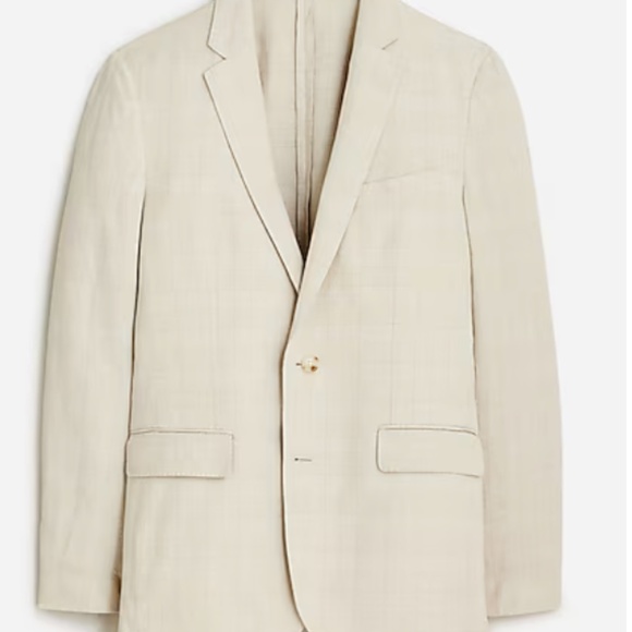 J. Crew Cream Single-Breasted Sport Coat